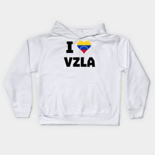 I Love VZLA - Venezuela Heart Flag T-Shirt Kids Hoodie